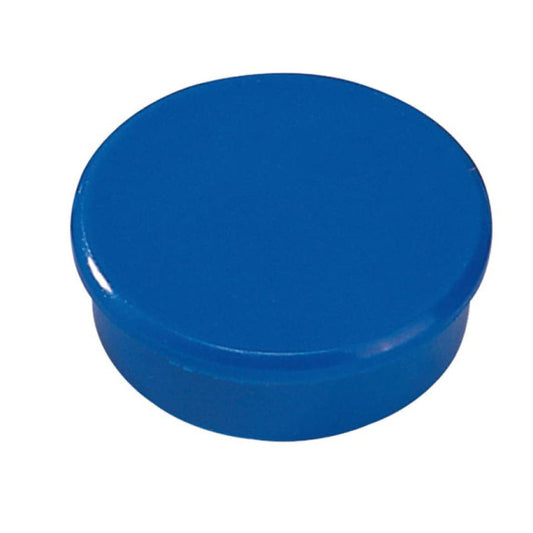 Magneti Dahle rotondi Ø 38 mm blu altezza 13,5 mm - forza 25 N - conf. 10 pezzi - R955386