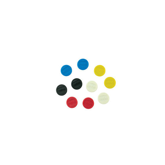 Magneti - diametro 1,3 cm - colori assortiti - Nobo - conf. 10 pezzi