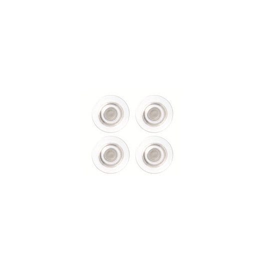 Magneti extraforti - diametro 3,2 cm - trasparente - Nobo - blister 4 pezzi