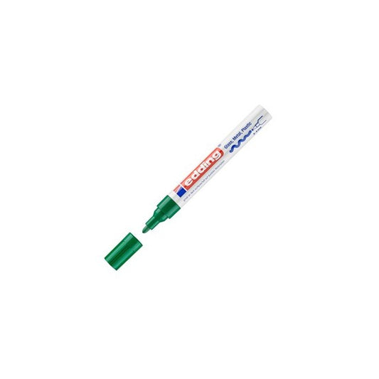 Marcatore 750 a vernice - punta 2 - 4 mm - verde - Edding