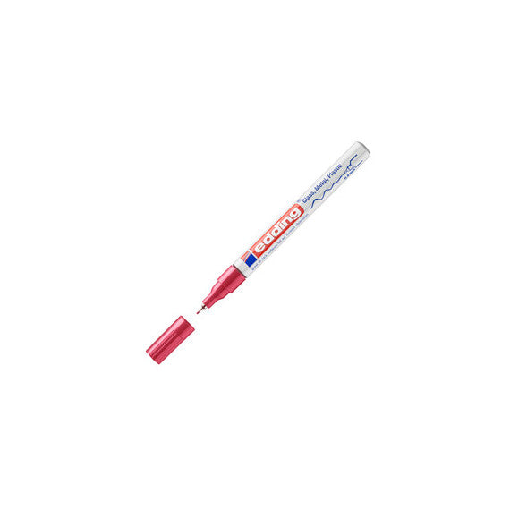 Marcatore 780 a vernice - punta 0,8 mm - rosso - Edding