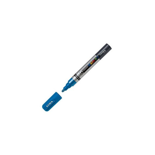 Marcatore a base d'acqua Graduate Mark All  - punta tonda 2mm - azzurro - Lyra