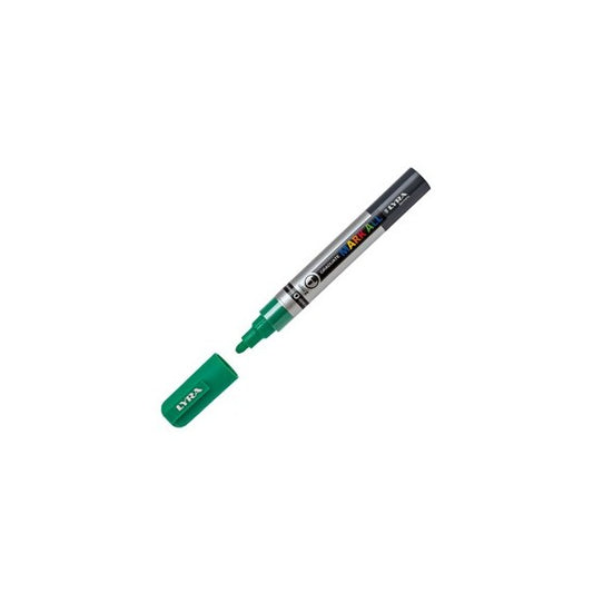 Marcatore a base d'acqua Graduate Mark All  - punta tonda 2mm - verde smeraldo - Lyra
