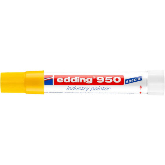 Marcatore a cera edding 950 punta conica 10 mm giallo E-950 005