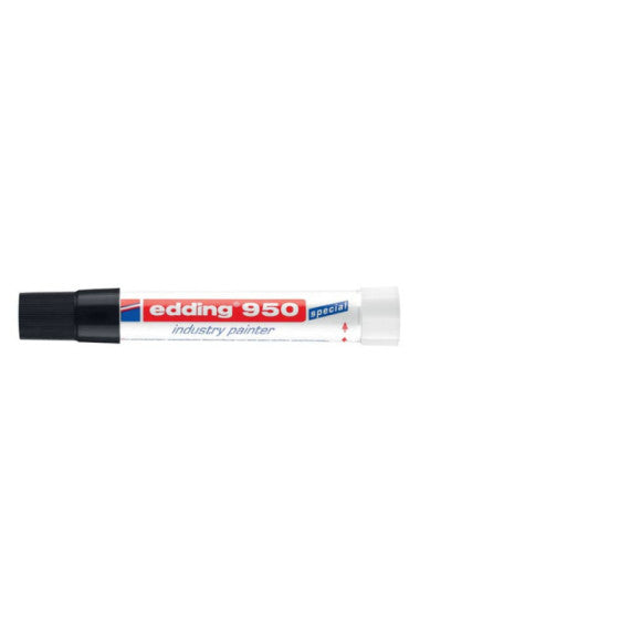 Marcatore a cera edding 950 punta conica 10 mm nero E-950 001