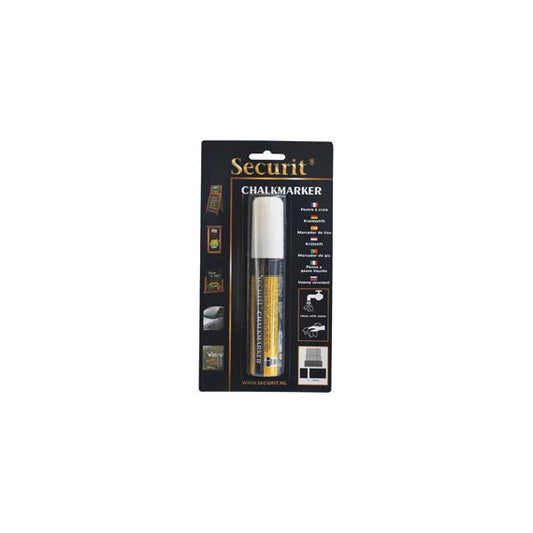 Marcatore a gesso liquido - punta maxi da 7,00-15,00mm - bianco - Securit
