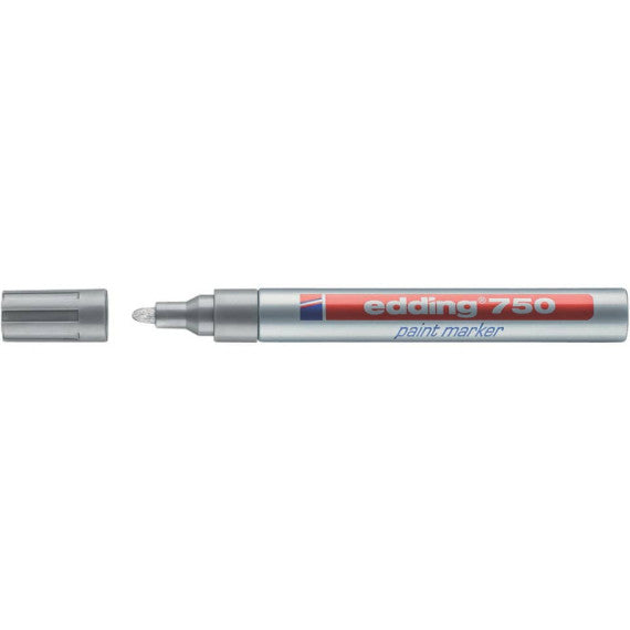 Marcatore a vernice edding 750 punta conica 2-4 mm argento E-750 054