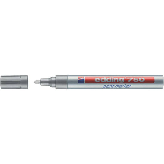 Marcatore a vernice edding 750 punta conica 2-4 mm argento E-750 054