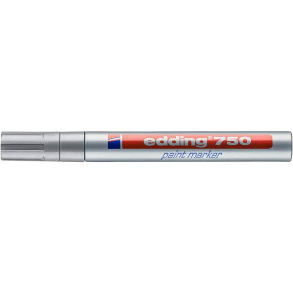 Marcatore a vernice edding 750 punta conica 2-4 mm argento E-750 054