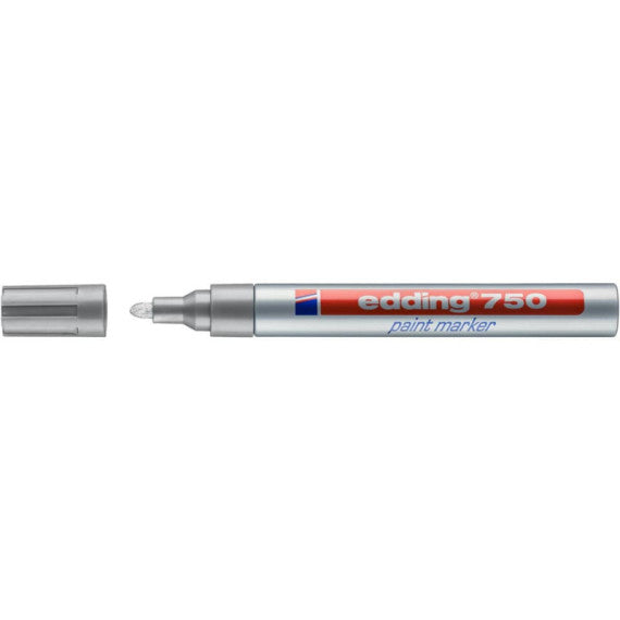 Marcatore a vernice edding 750 punta conica 2-4 mm argento E-750 054