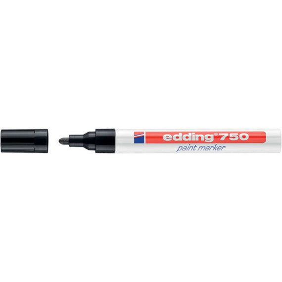 Marcatore a vernice edding 750 punta conica 2-4 mm nero E-750 001