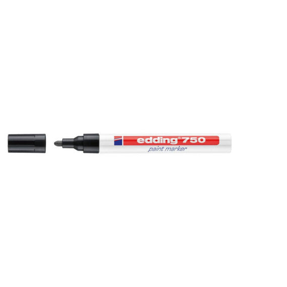 Marcatore a vernice edding 750 punta conica 2-4 mm nero E-750 001