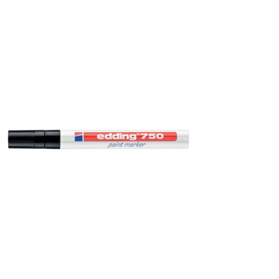 Marcatore a vernice edding 750 punta conica 2-4 mm nero E-750 001