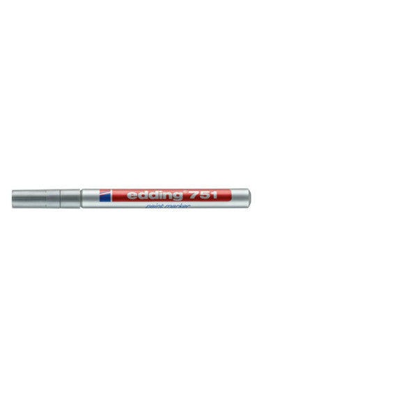 Marcatore a vernice edding 751 punta conica 1-2 mm argento E-751 054