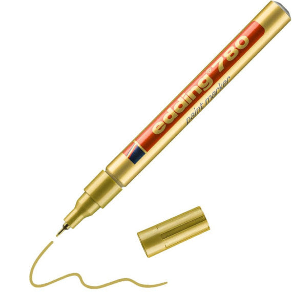 Marcatore a vernice edding 780 punta conica 0,8 mm oro E-780 053
