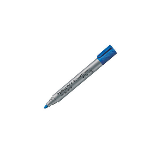 Marcatore Lumocolor Flipchart 356 - a base d'acqua - punta tonda 2 mm - blu - Staedtler