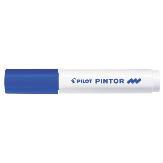 Marcatore multisuperficie Pilot Pintor a base d'acqua punta in fibra 4,5 mm blu - 002384