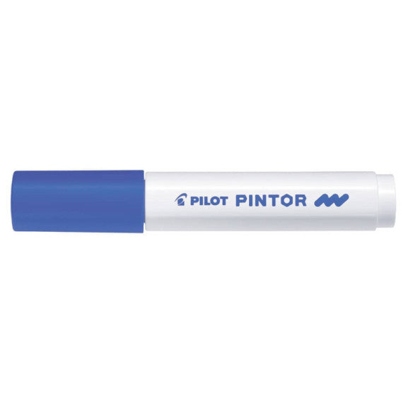 Marcatore multisuperficie Pilot Pintor a base d'acqua punta in fibra 4,5 mm blu - 002384