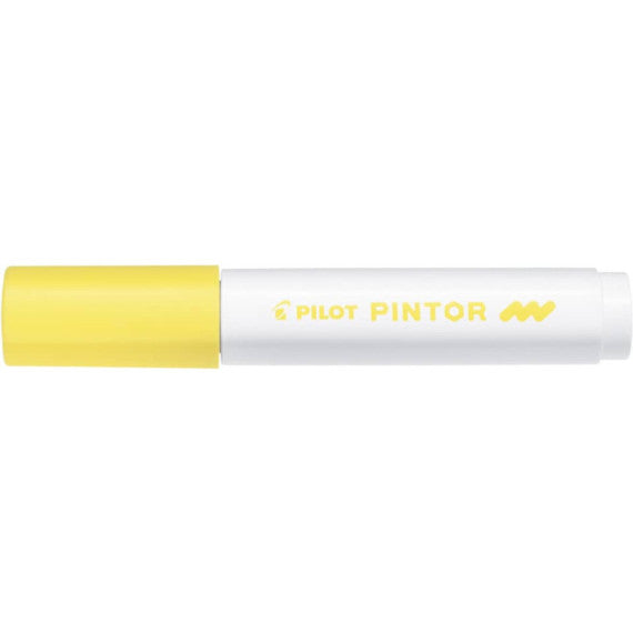 Marcatore multisuperficie Pilot Pintor a base d'acqua punta in fibra 4,5 mm giallo - 002390