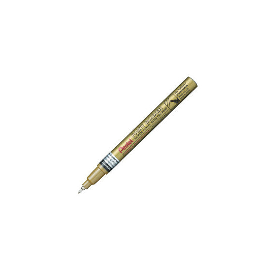 Marcatore Paint Marker Linea Amiko - punta extra fine 0,60mm - oro - Pentel