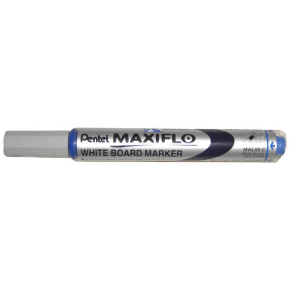 Marcatore per lavagne bianche Pentel MAXIFLO punta conica 4,0 mm blu MWL5S-C