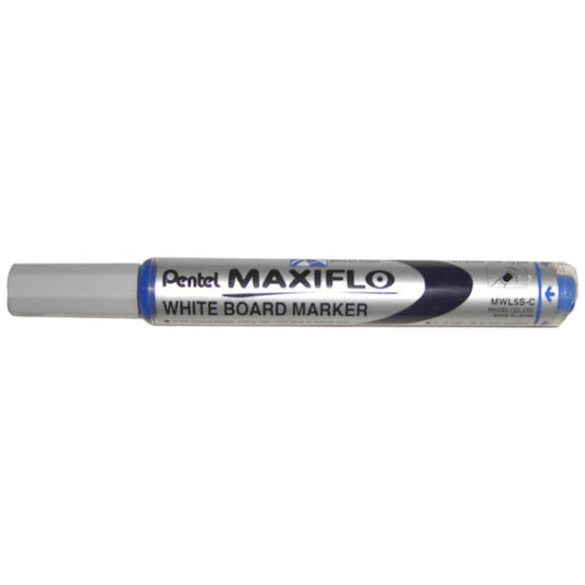 Marcatore per lavagne bianche Pentel MAXIFLO punta conica 4,0 mm blu MWL5S-C