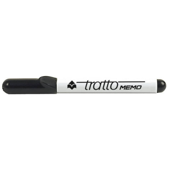 Marcatore per lavagne bianche Tratto Memo p. tonda nero F854003