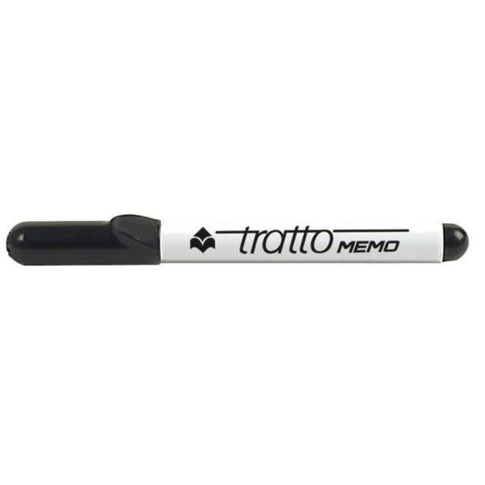 Marcatore per lavagne bianche Tratto Memo p. tonda nero F854003