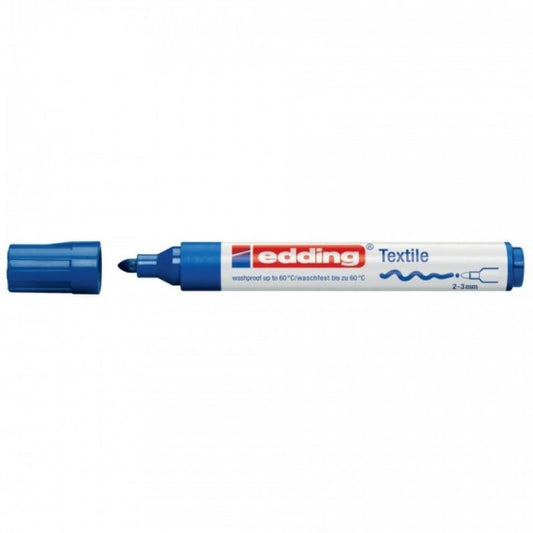 Marcatore per tessuti edding 4500 punta conica 2-3 mm blu E-4500 003