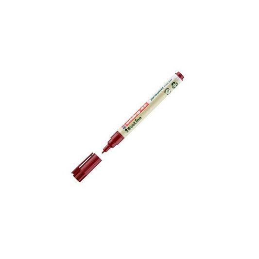 Marcatore permanente 25 Ecoline - punta tonda 1.0 mm - rosso - Edding
