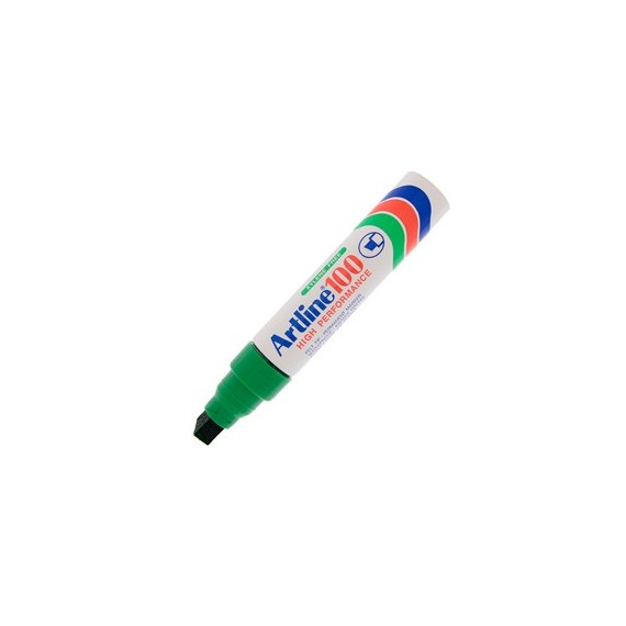 Marcatore permanente A 100 - punta scalpello jumbo - 7,50 - 12,00 mm - verde - Artline