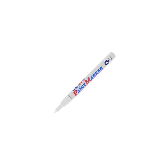 Marcatore permanente A 440 - a vernice - punta tonda fine - 1,2 mm - bianco - Artline
