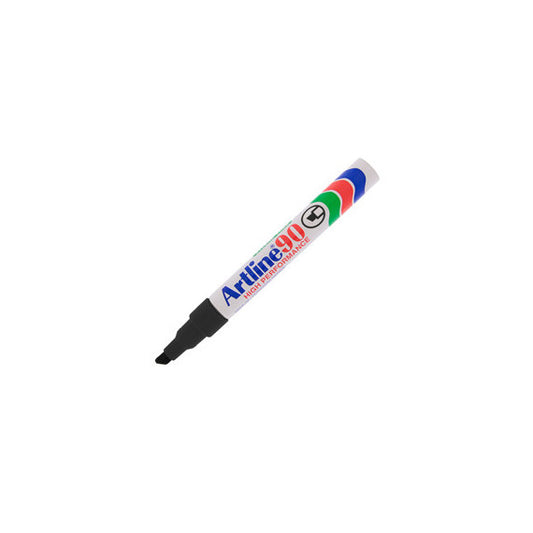 Marcatore permanente A 90 - punta a scalpello - 2 - 5 mm - nero - Artline