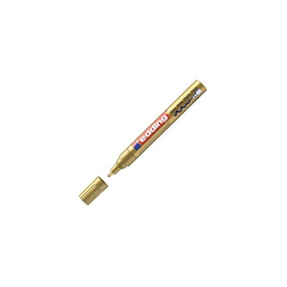 Marcatore permanente a vernice 750 - punta 2 - 4 mm - oro - Edding