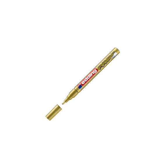 Marcatore permanente a vernice 751 - punta 1 - 2 mm - oro - Edding
