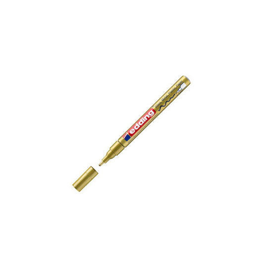 Marcatore permanente a vernice 751 - punta 1 - 2 mm - oro - Edding