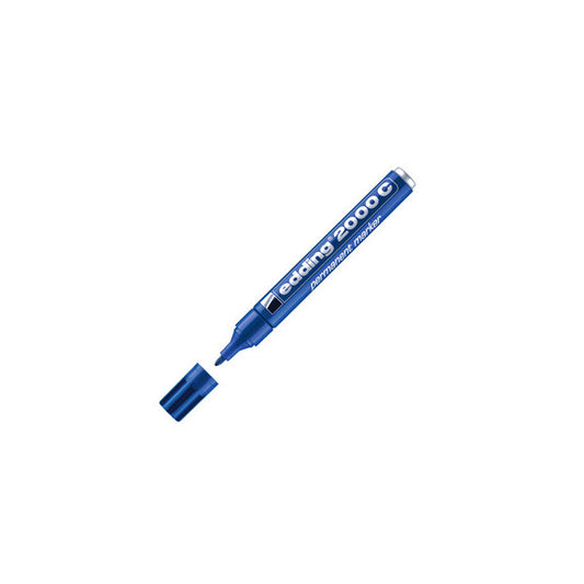 Marcatore permanente Edding 2000c - punta tonda 1,5 - 3,0 mm - blu - Edding