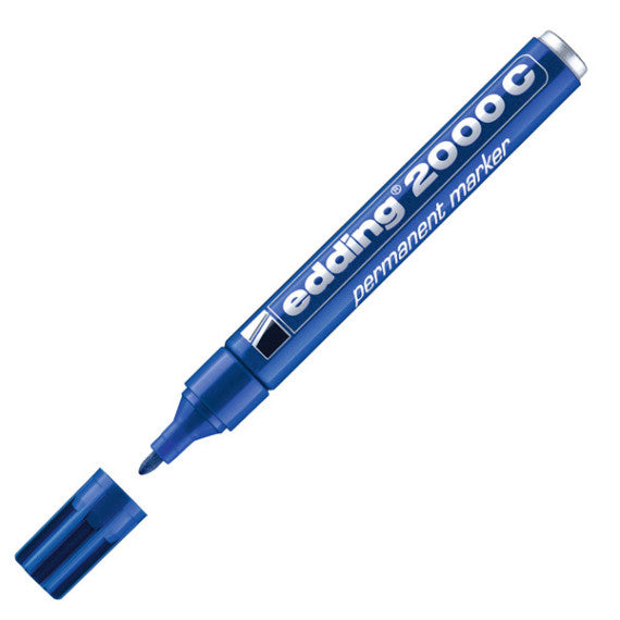 Marcatore permanente Edding 2000c - punta tonda 1,5 - 3,0 mm - blu - Edding