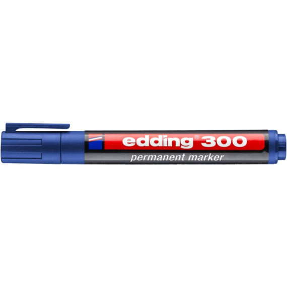Marcatore permanente edding 300 punta conica 1,5-3 mm blu E-300 003