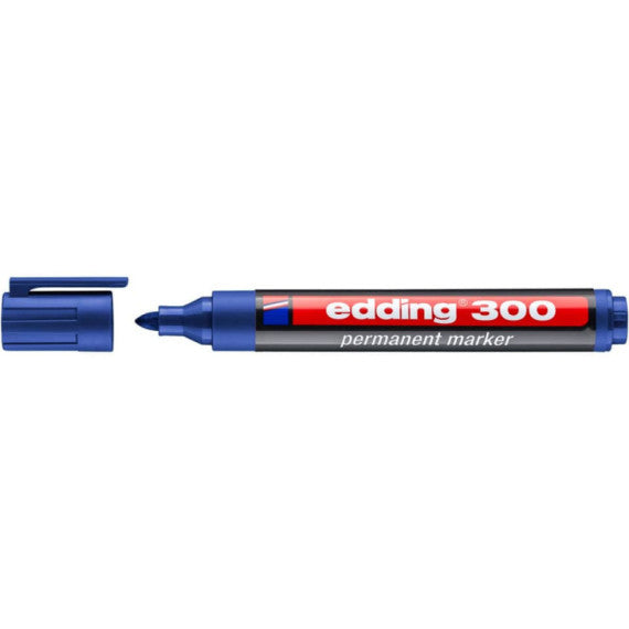 Marcatore permanente edding 300 punta conica 1,5-3 mm blu E-300 003