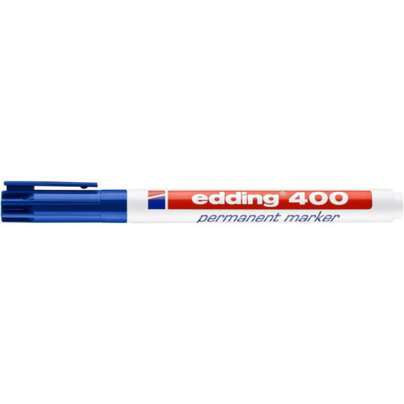 Marcatore permanente edding 400 punta conica 1 mm blu E-400 003