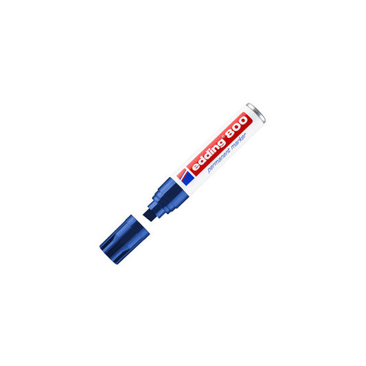 Marcatore permanente Edding 800 - punta 4 - 12 mm - blu - Edding