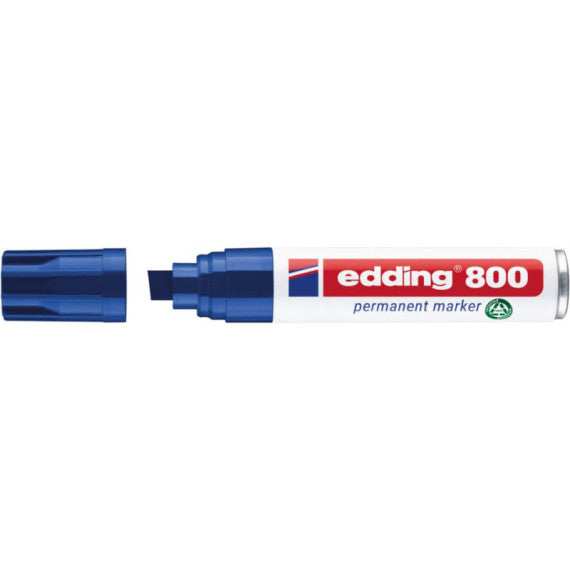 Marcatore permanente edding 800 punta scalpello 4-12 mm blu E-800 003