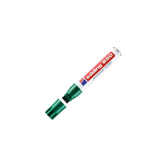 Marcatore permanente Edding 850 - punta 5 - 16 mm - verde - Edding