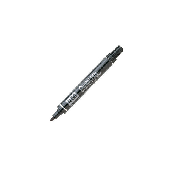 Marcatore permanente N50 - punta tonda - nero - Pentel