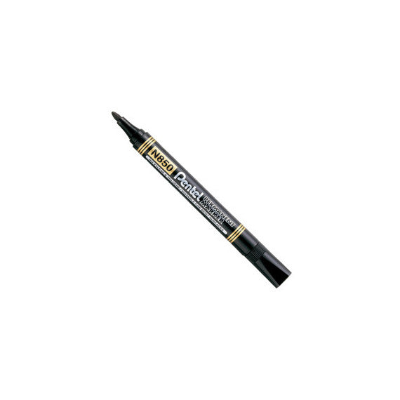 Marcatore permanente N850 - punta tonda - nero - Amiko Pentel
