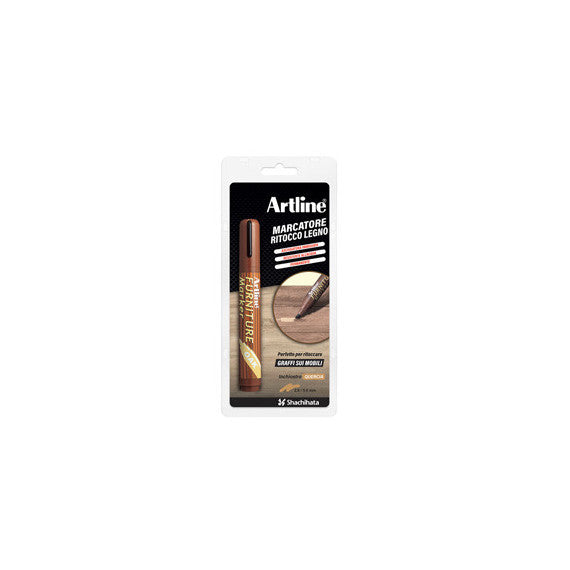 Marcatore permanente per legno Furniture Marker - punta a scalpello - tratto 2,0-5,0 mm - quercia - Artline
