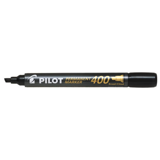 Marcatore permanente Pilot SCA 400 punta scalpello 4,5 mm nero - 002714