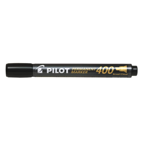 Marcatore permanente Pilot SCA 400 punta scalpello 4,5 mm nero - 002714