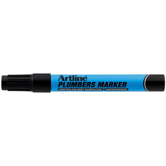 Marcatore permanente Plumbers Artline - per idraulica - punta tonda 1,5 mm nero A PLM/N